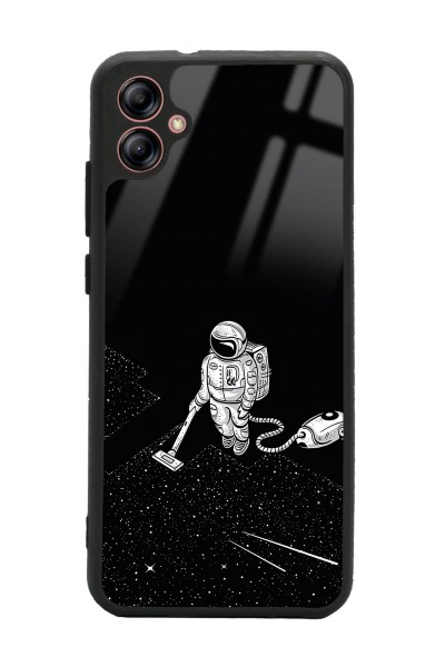 Samsung A04 Astronot Tatiana Tasarımlı Glossy Telefon Kılıfı