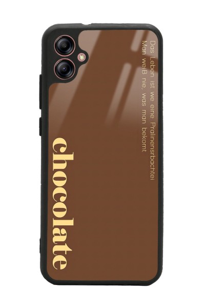 Samsung A04 Choclate Tasarımlı Glossy Telefon Kılıfı