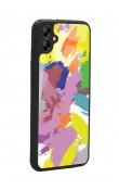 Samsung A04 Colored Brush Tasarımlı Glossy Telefon Kılıfı