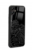 Samsung A04 Dark Leaf Tasarımlı Glossy Telefon Kılıfı