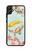 Samsung A04 Koi Balığı Tasarımlı Glossy Telefon Kılıfı