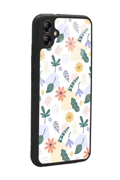 Samsung A04 Minik Çiçekler Tasarımlı Glossy Telefon Kılıfı