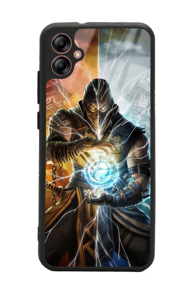 Samsung A04 Mortal Combat Tasarımlı Glossy Telefon Kılıfı