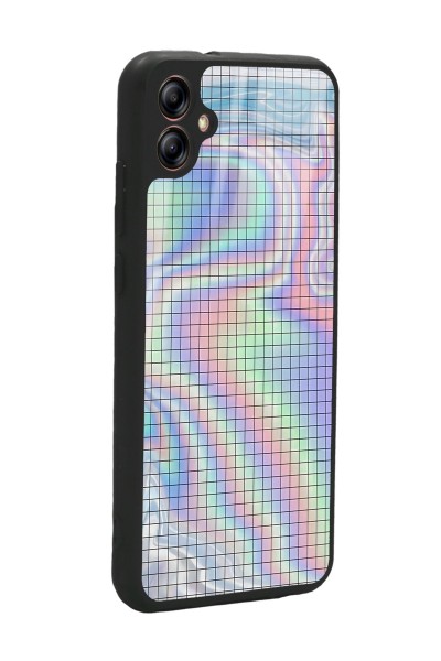 Samsung A04 Neon Dama Tasarımlı Glossy Telefon Kılıfı