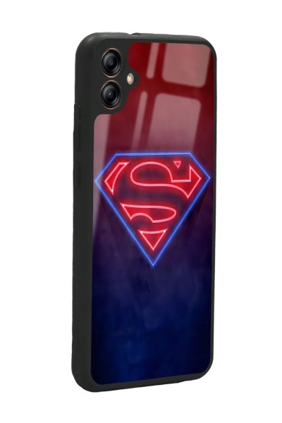 Samsung A04 Neon Superman Tasarımlı Glossy Telefon Kılıfı