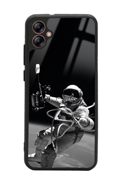 Samsung A04 Space Tasarımlı Glossy Telefon Kılıfı