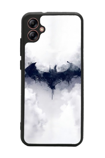 Samsung A04E Beyaz Batman Tasarımlı Glossy Telefon Kılıfı
