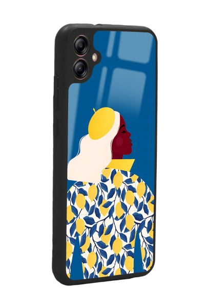 Samsung A04E Lemon Woman Tasarımlı Glossy Telefon Kılıfı