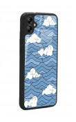 Samsung A04E Sea Cloud Tasarımlı Glossy Telefon Kılıfı