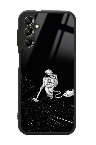 Samsung A04s Astronot Tatiana Tasarımlı Glossy Telefon Kılıfı