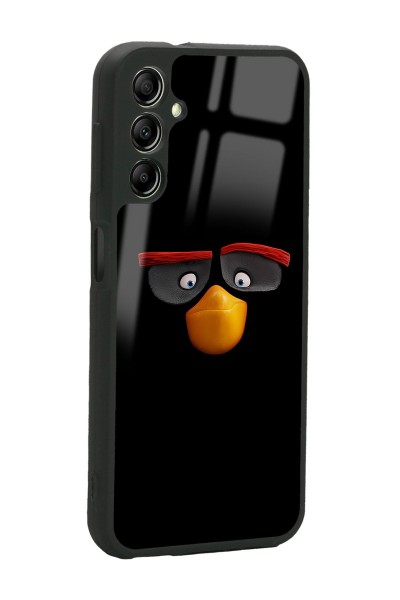 Samsung A04s Black Angry Birds Tasarımlı Glossy Telefon Kılıfı