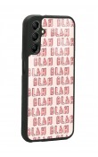 Samsung A04s Blah Blah Tasarımlı Glossy Telefon Kılıfı