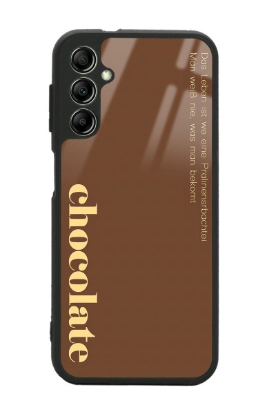 Samsung A04s Choclate Tasarımlı Glossy Telefon Kılıfı