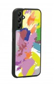 Samsung A04s Colored Brush Tasarımlı Glossy Telefon Kılıfı