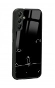 Samsung A04s Doodle Casper Tasarımlı Glossy Telefon Kılıfı
