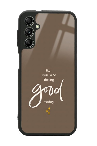 Samsung A04s Good Today Tasarımlı Glossy Telefon Kılıfı
