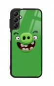 Samsung A04s Green Angry Birds Tasarımlı Glossy Telefon Kılıfı