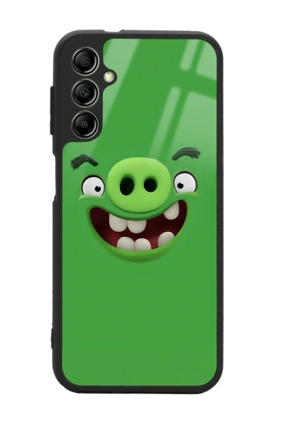 Samsung A04s Green Angry Birds Tasarımlı Glossy Telefon Kılıfı