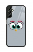 Samsung A04s Grey Angry Birds Tasarımlı Glossy Telefon Kılıfı
