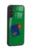 Samsung A04s Happy Green Tasarımlı Glossy Telefon Kılıfı