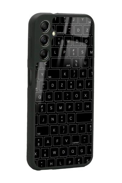 Samsung A04s Keyboard Tasarımlı Glossy Telefon Kılıfı