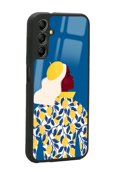 Samsung A04s Lemon Woman Tasarımlı Glossy Telefon Kılıfı