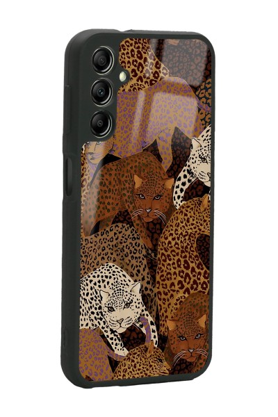 Samsung A04s Leoparlar Tasarımlı Glossy Telefon Kılıfı