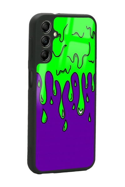 Samsung A04s Neon Damla Tasarımlı Glossy Telefon Kılıfı
