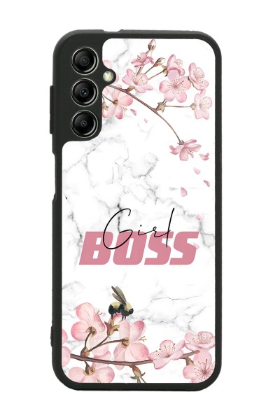 Samsung A04s Sakura Girl Boss Tasarımlı Glossy Telefon Kılıfı