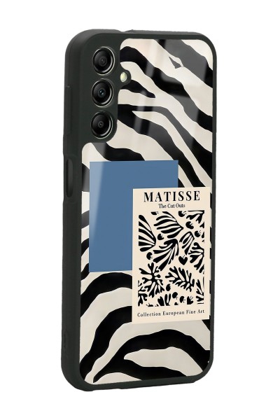 Samsung A04s Zebra Matısse Tasarımlı Glossy Telefon Kılıfı
