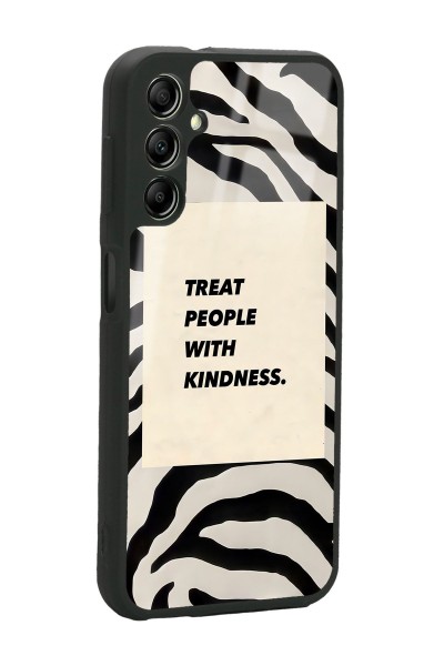 Samsung A04s Zebra Motto Tasarımlı Glossy Telefon Kılıfı