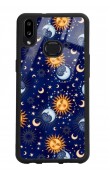 Samsung A10s Ay Güneş Pijama Tasarımlı Glossy Telefon Kılıfı