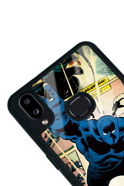 Samsung A10s Black Panther Kara Panter Tasarımlı Glossy Telefon Kılıfı