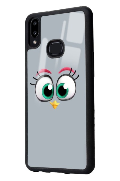 Samsung A10s Grey Angry Birds Tasarımlı Glossy Telefon Kılıfı