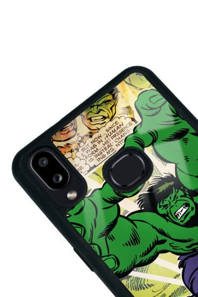Samsung A10s Hulk Tasarımlı Glossy Telefon Kılıfı