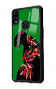 Samsung A10s Renkli Leopar Tasarımlı Glossy Telefon Kılıfı