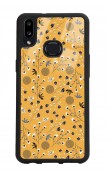 Samsung A10s Sarı Bindanlı Tasarımlı Glossy Telefon Kılıfı