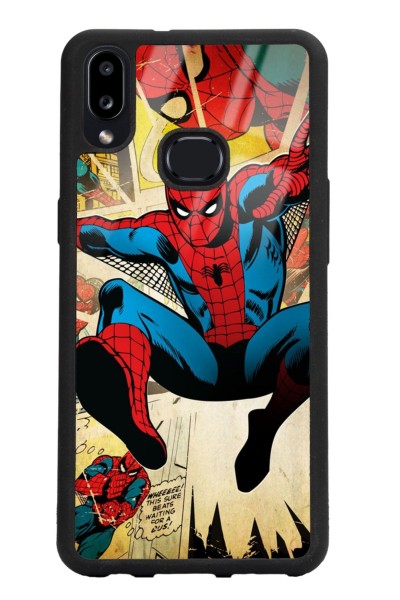 Samsung A10s Spider-man Örümcek Adam Tasarımlı Glossy Telefon Kılıfı