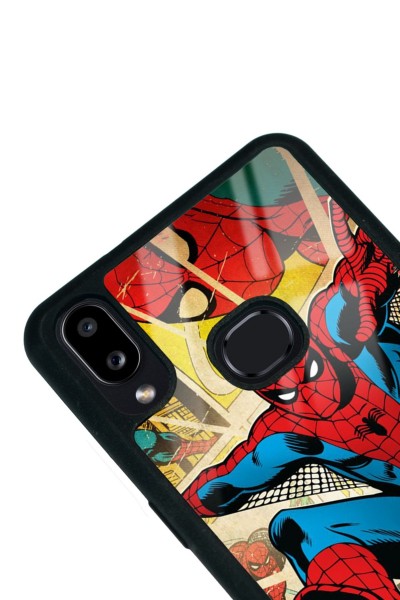 Samsung A10s Spider-man Örümcek Adam Tasarımlı Glossy Telefon Kılıfı