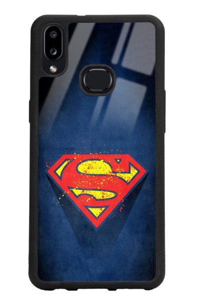 Samsung A10s Superman Tasarımlı Glossy Telefon Kılıfı