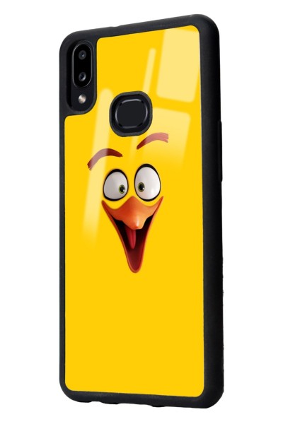 Samsung A10s Yellow Angry Birds Tasarımlı Glossy Telefon Kılıfı
