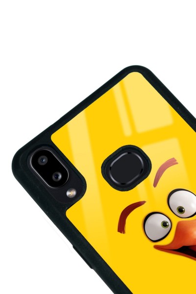 Samsung A10s Yellow Angry Birds Tasarımlı Glossy Telefon Kılıfı