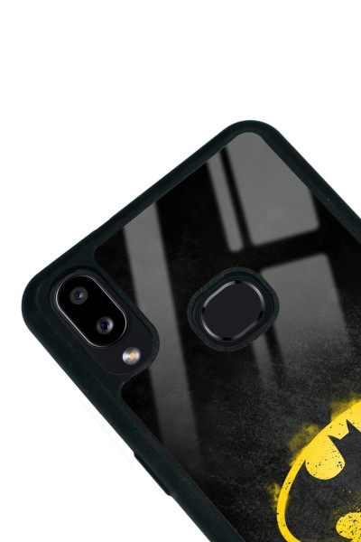 Samsung A10s Yellow Batman Tasarımlı Glossy Telefon Kılıfı