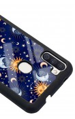 Samsung A11 Ay Güneş Pijama Tasarımlı Glossy Telefon Kılıfı