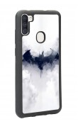 Samsung A11 Beyaz Batman Tasarımlı Glossy Telefon Kılıfı