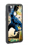 Samsung A11 Black Panther Kara Panter Tasarımlı Glossy Telefon Kılıfı