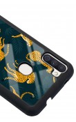 Samsung A11 Leaf Leopar Tasarımlı Glossy Telefon Kılıfı