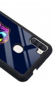 Samsung A11 Neon Astronot Tasarımlı Glossy Telefon Kılıfı