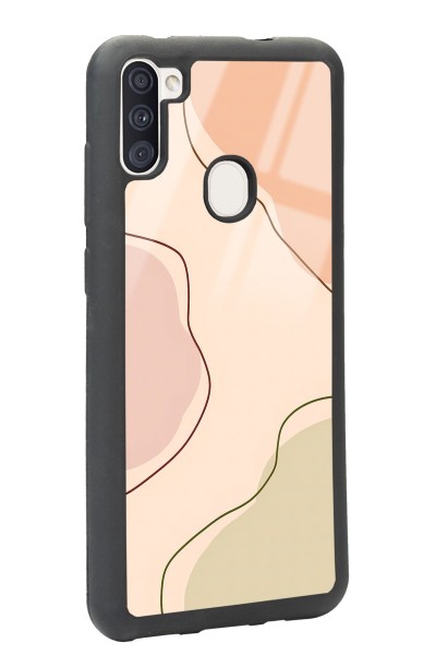 Samsung A11 Nude Colors Tasarımlı Glossy Telefon Kılıfı