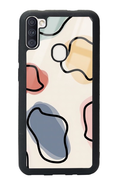 Samsung A11 Nude Milky Tasarımlı Glossy Telefon Kılıfı
